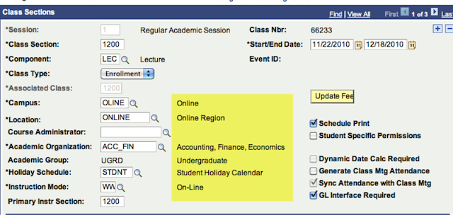 PeopleSoft Related Display Example